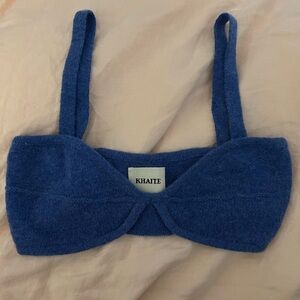 NWOT Khaite Eda Cashmere Bralette